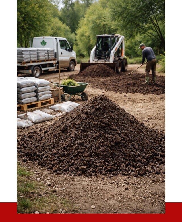 Грунт для озеленения с доставкой в Новокубанске от 1872 р. | ПРОНЕРУДНкб