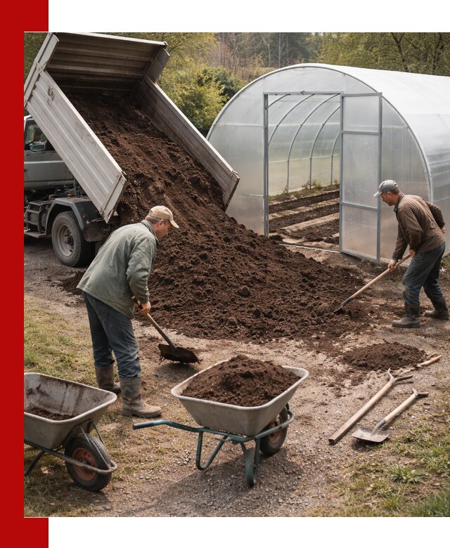 Грунт для теплицы с доставкой в Новокубанске — плодородный субстрат под растения