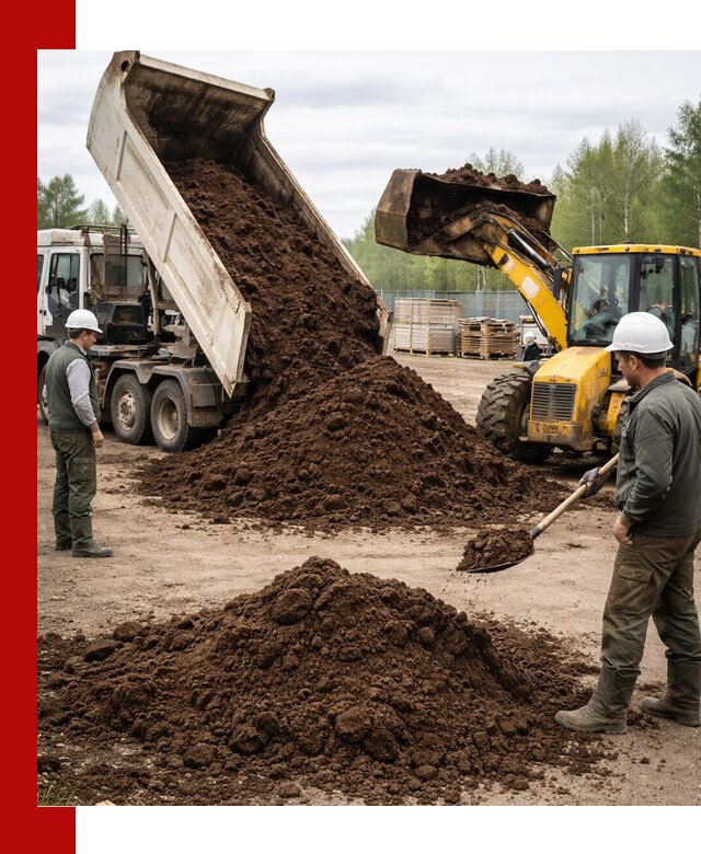 Доставка торфа оптом и в мешках в Новокубанске