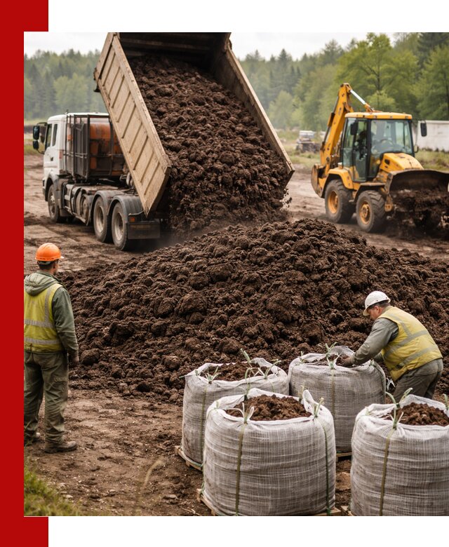 Доставка нейтрального торфа в Новокубанске оптом и в розницу