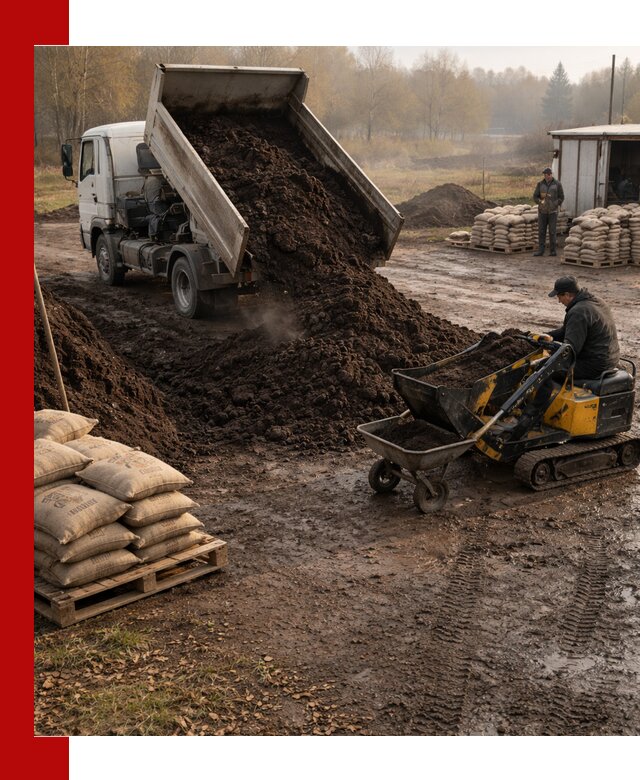 Кислый торф в доставке по выгодным ценам в Новокубанске