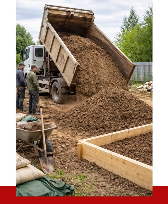 Торфо песчаная смесь в Новокубанске с доставкой от 1924 р. | ПРОНЕРУДНкб