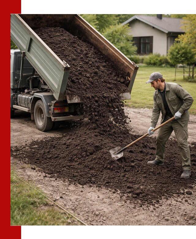 Чернозем для газона с доставкой в Новокубанске быстро и качественно