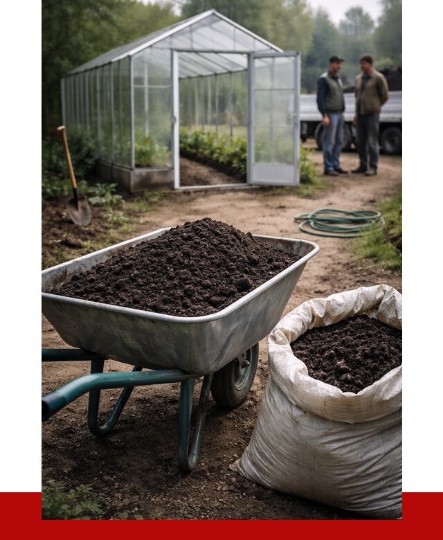 Чернозем для теплицы в Новокубанске с доставкой от 1560 р. | ПРОНЕРУДНкб