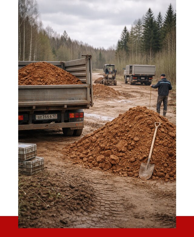 Глина и суглинки в Новокубанске от 4679 р. за куб | ПРОНЕРУДНкб