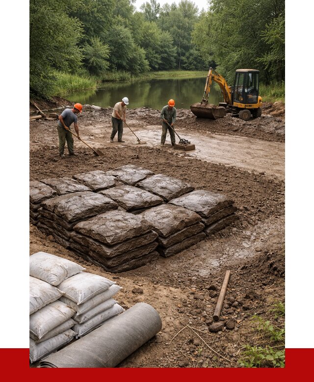 Купить глину для пруда в Новокубанске от 4679 р. с доставкой | ПРОНЕРУДНкб