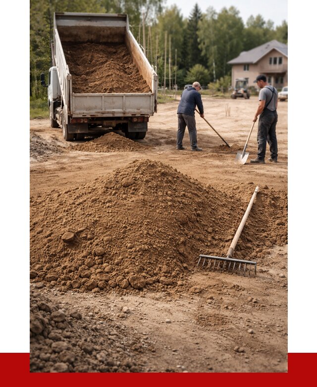Суглинок для планировки в Новокубанске с доставкой от 4367 р. | ПРОНЕРУДНкб