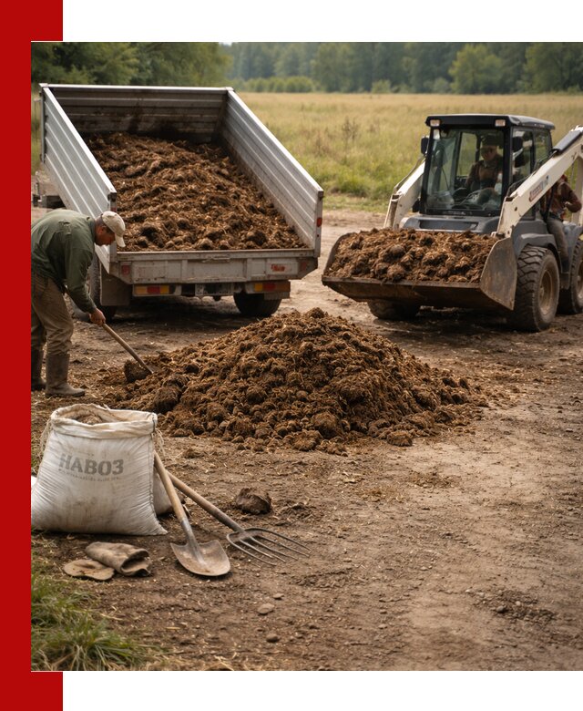 Доставка конского навоза в Новокубанске с разгрузкой и доставкой на объект