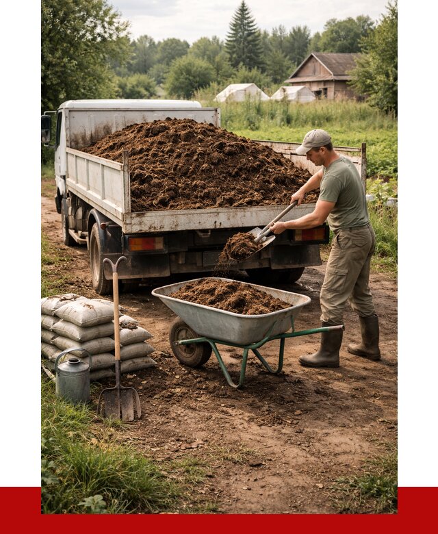 Купить коровий навоз с доставкой в Новокубанске от 1872 р. | ПРОНЕРУДНкб