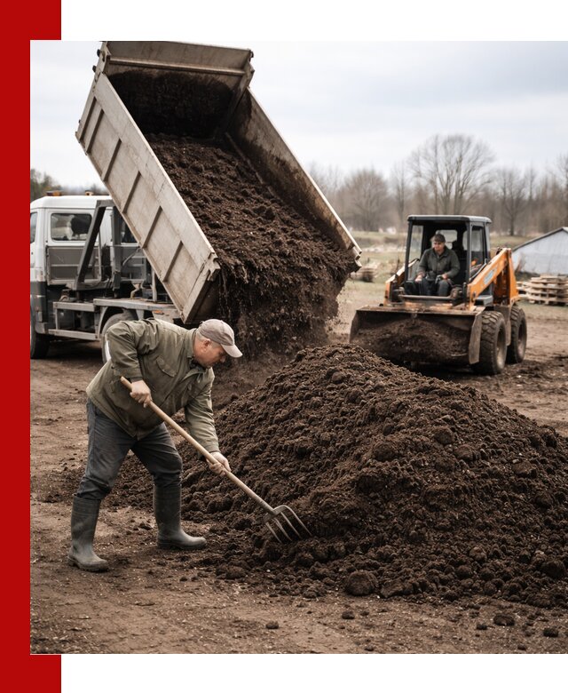 Доставка и продажа перегноя в Новокубанске быстро и дешево
