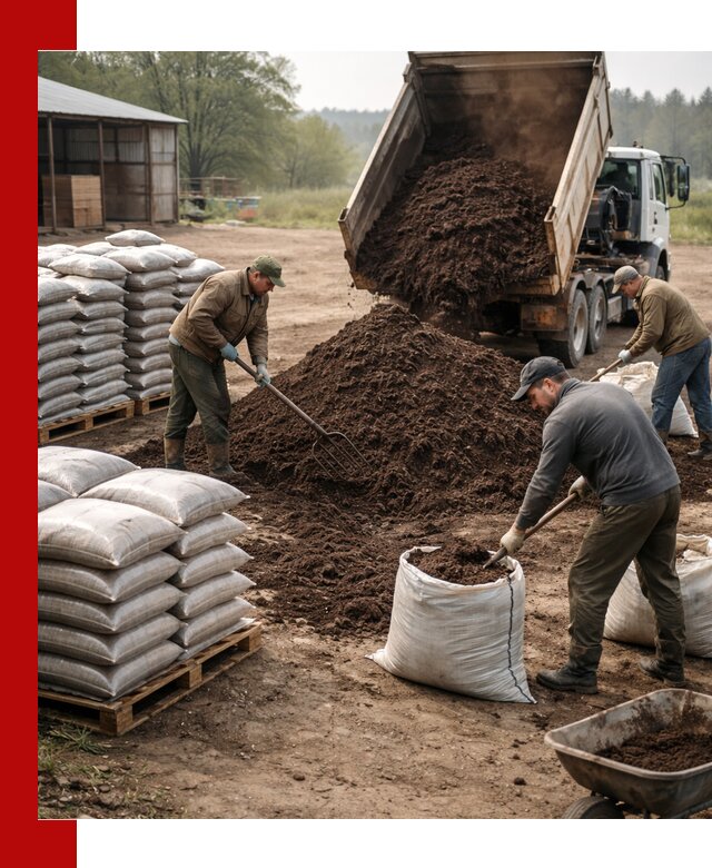 Доставка компоста оптом и в розницу в Новокубанске