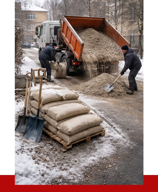 Противогололедные материалы оптом в Новокубанске от 4367 р. | ПРОНЕРУДНкб
