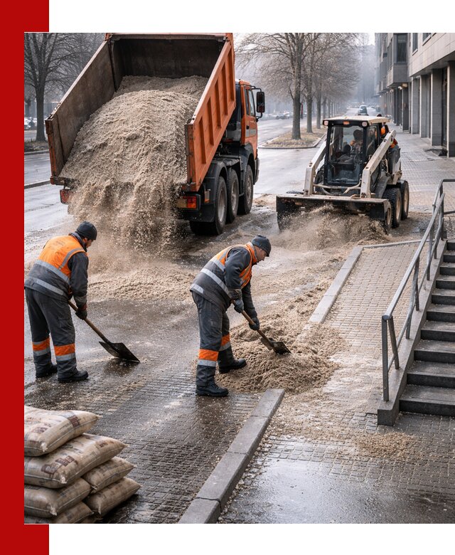 Поставка противогололедных материалов в Новокубанске