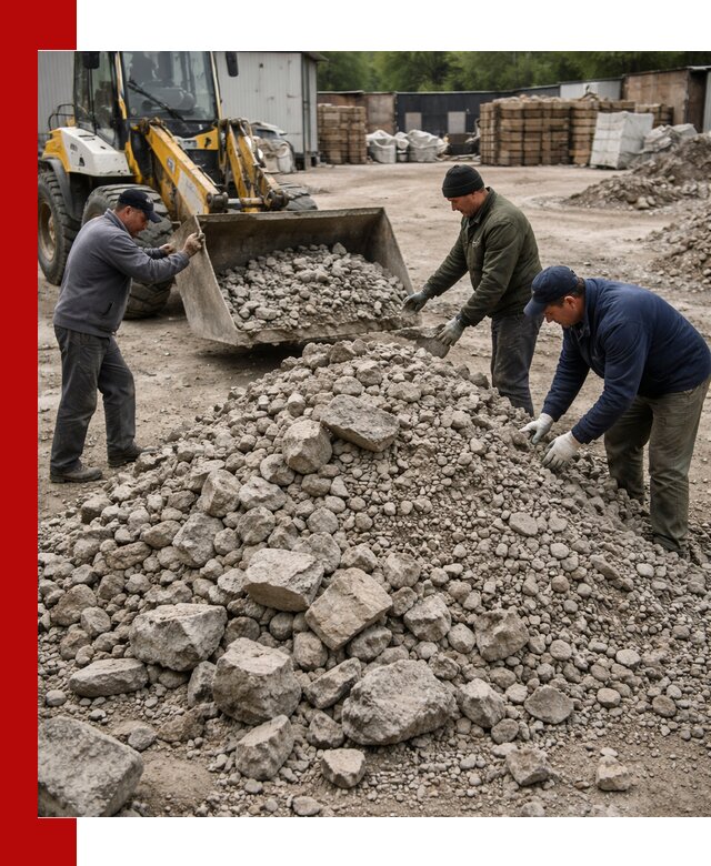 Демонтаж и вывоз бой бетона в Новокубанске