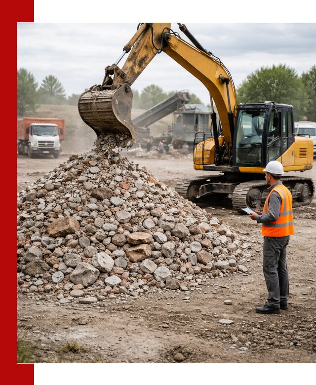 Доставка и вывоз строительного боя в Новокубанске