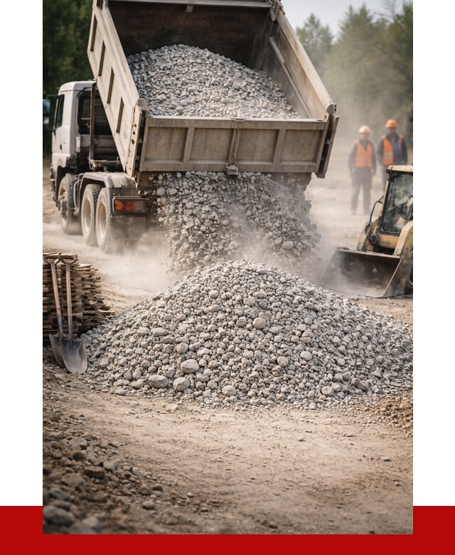 Купить дробленый бетон в Новокубанске от 1768 р./куб | ПРОНЕРУДНкб