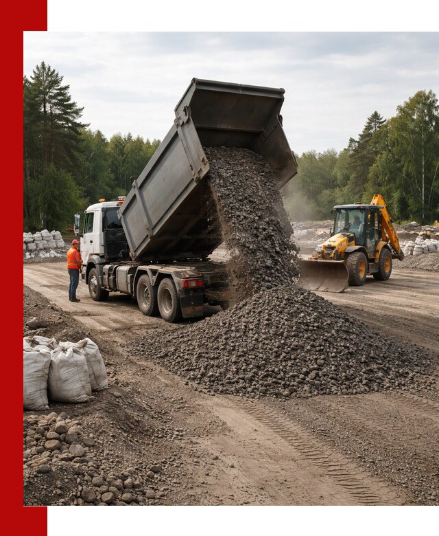 Доставка дробленого асфальта в Новокубанске для дорожных работ