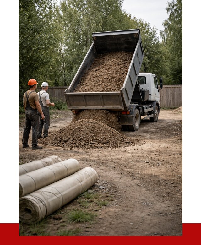 Доставка сыпучих материалов самосвалом в Новокубанск от 4367 р. | ПРОНЕРУДНкб