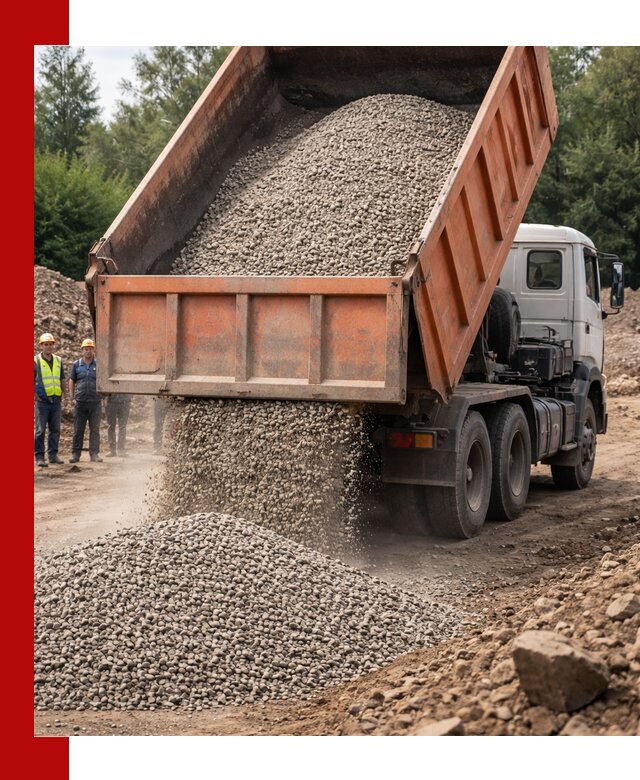 Доставка сыпучих материалов самосвалом в Новокубанске быстро и надежно