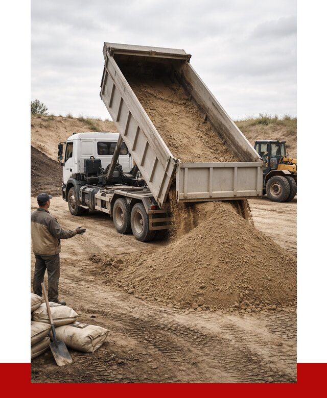 Доставка самосвалом 20 кубов в Новокубанске от 7799 р. | ПРОНЕРУДНкб