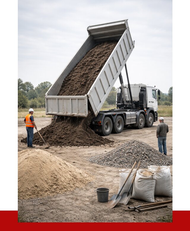 Доставка самосвалом 30 кубов в Новокубанске от 8838 р. | ПРОНЕРУДНкб
