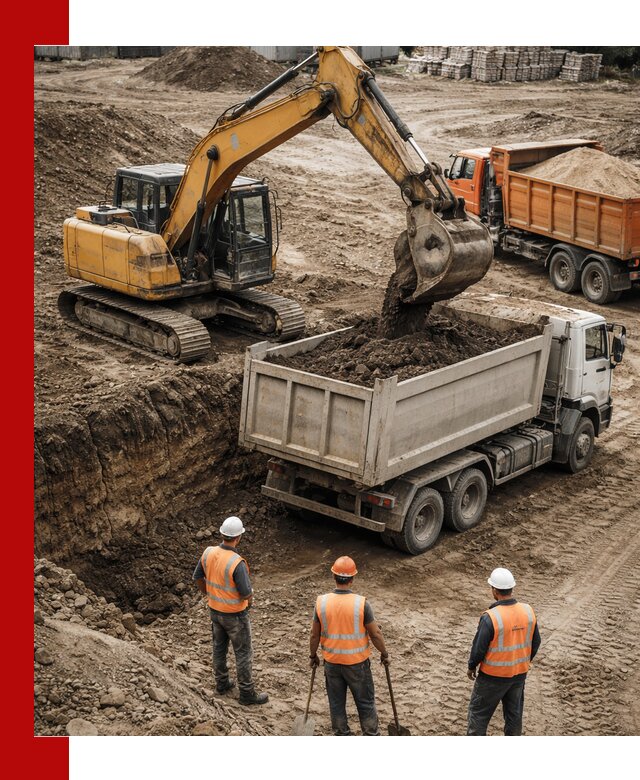 Разработка грунта для строительства и благоустройства в Новокубанске