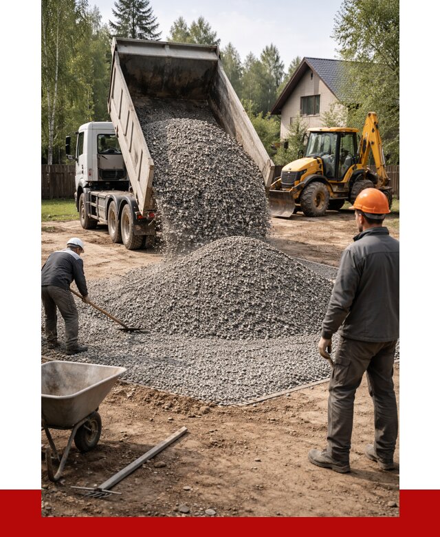 Отсыпка участка щебнем в Новокубанске от 6759 р. ПРОНЕРУДНкб