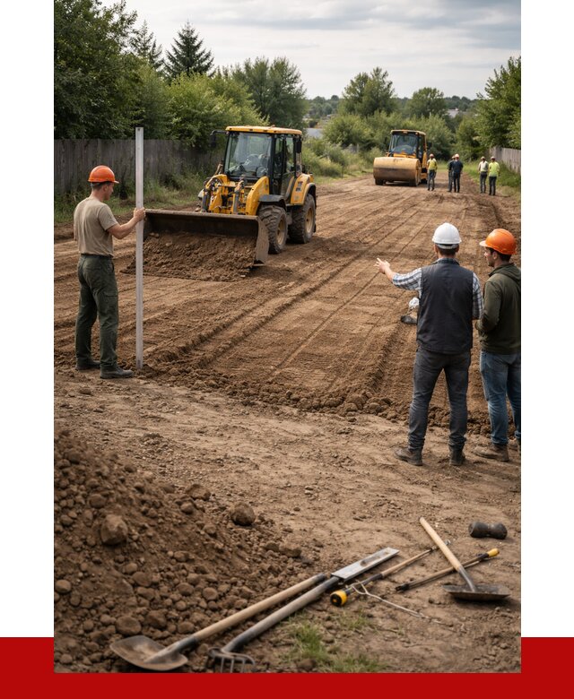 Планировка участка грунтом в Новокубанске от 4679 р ПРОНЕРУДНкб