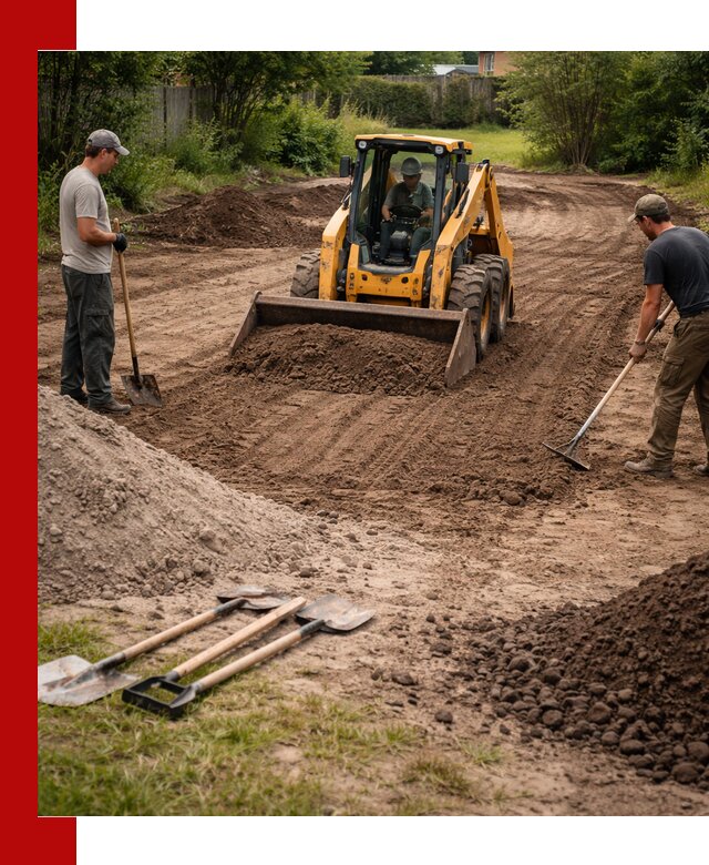 Планировка участка грунтом с вывозом и доставкой в Новокубанске